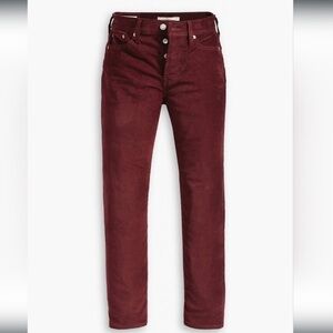 Women's Rusty Brown Corduroy Pants